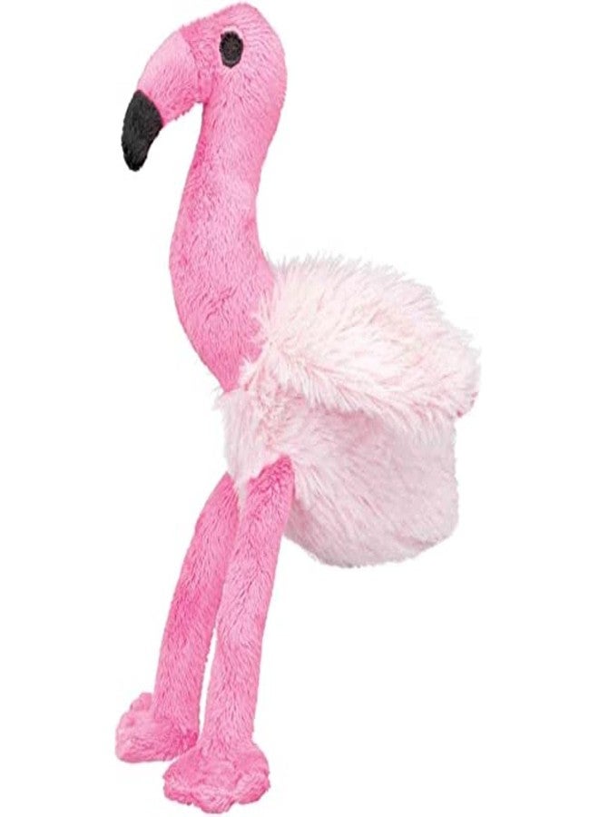 TRIXIE Flamingo Plush Toy for Dogs - 35cm Soft & Cuddly Animal Plush with Squeaker | Durable, Safe Dog Toy for Indoor & Outdoor Play | Ideal for Puppies & Adult Dogs